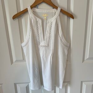 Lilly Pulitzer White Sleeveless Top